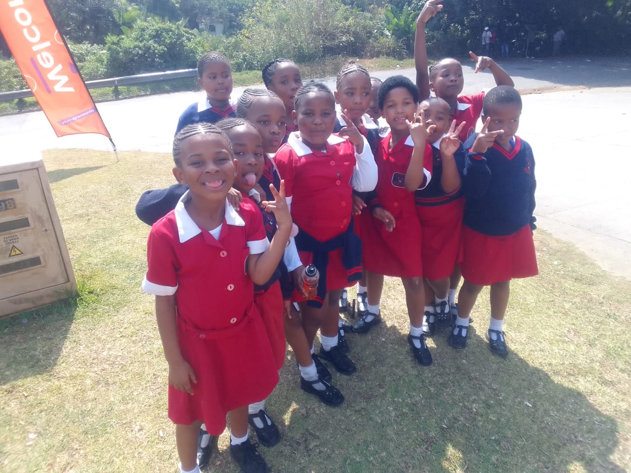 Khanyisa Christian School learners in uniform